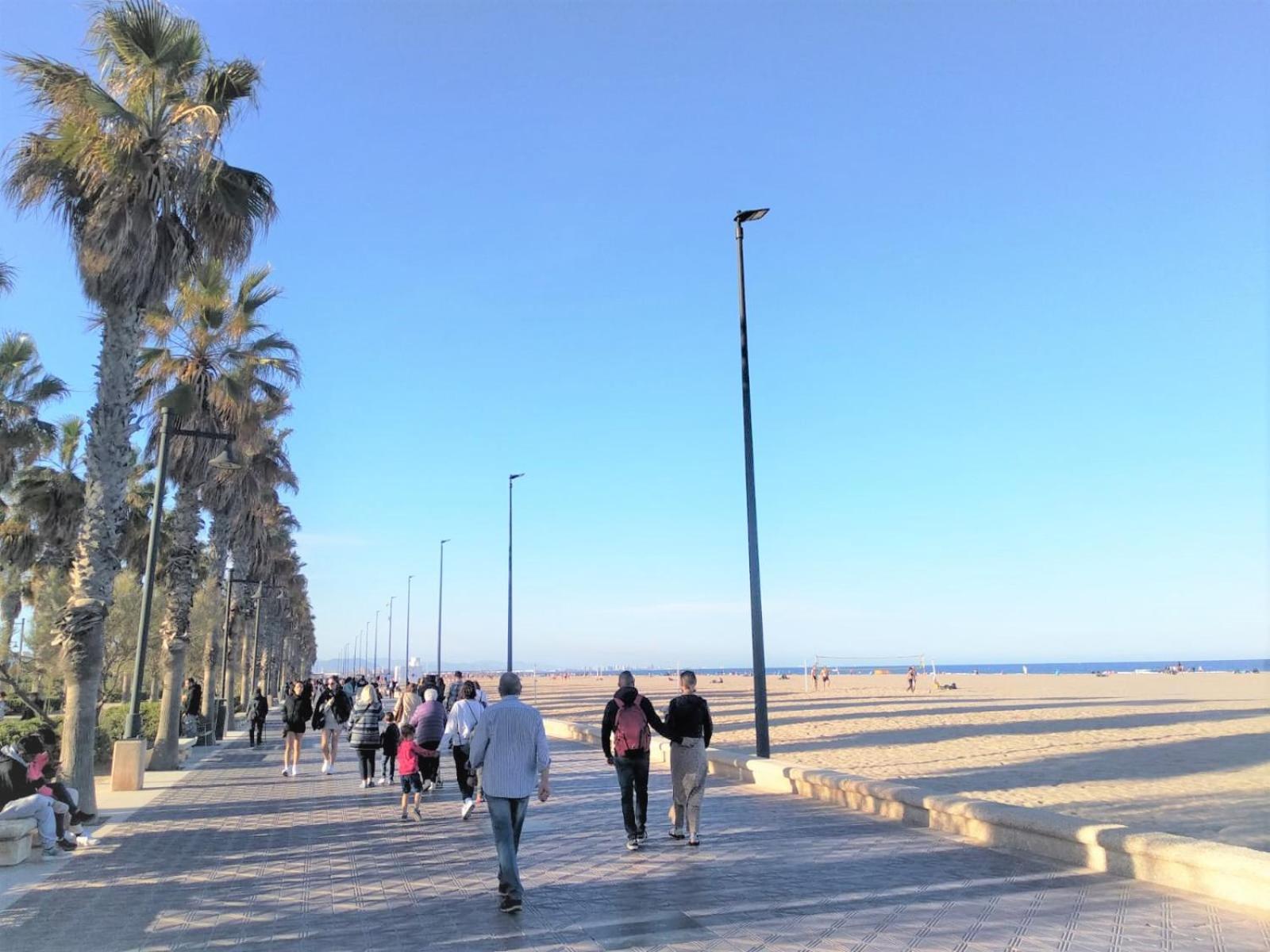 Apartamento Valencia Malvarrosa Экстерьер фото